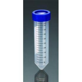 Centrifuge Tubes Conical-Bottom Plug, PP, 50 mL, Sterile, Cap Color: Blue (QTY. 25 per Bag, 8 Bags per Case- 250 Tubes)